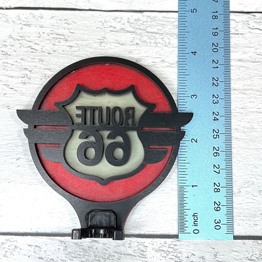 Route 66 Night Light Plug In Wall Vintage Retro Road Trip Decor Handcafted - Picture 4 of 8